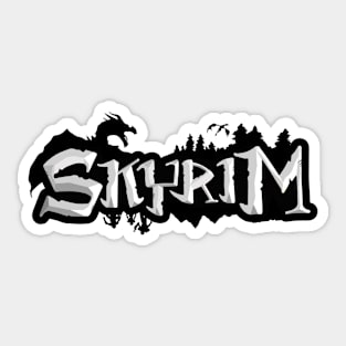 Skyrim Platino Sticker